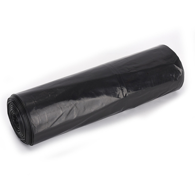 Saco de basura de construcción 120L HDPE 100L con cuerda de tracción para productos domésticos