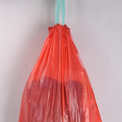 5-50 Micros de espesor Verde Impresión de logotipo personalizado Naranja Bolsa de basura de plástico perfumada