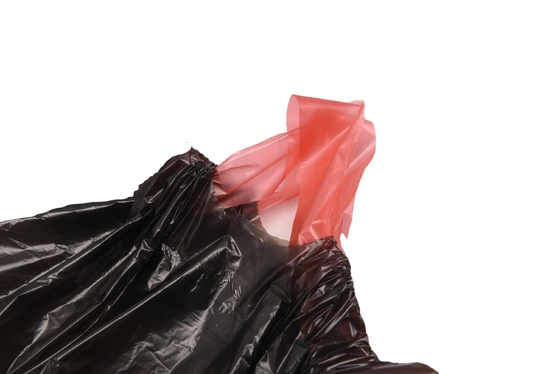 Sacos de basura sanitarios de plástico transparente y de uso pesado de 65 galones para uso sanitario