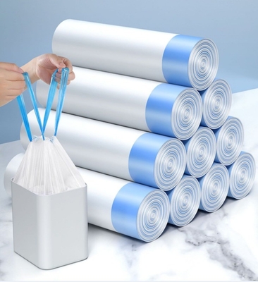 Pedido personalizado aceptado 13 galones HDPE/LDPE/LLDPE Bolsa de basura de plástico para necesidades personalizadas
