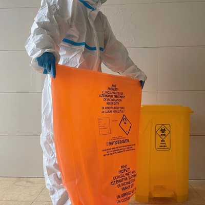 Bolsas de basura de fondo de alta resistencia con certificado de compost