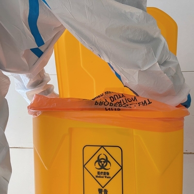 Bolsas de basura de fondo de alta resistencia con certificado de compost