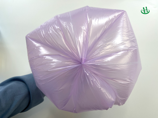Material HDPE/LDPE/LLDPE Bolsas de basura extranjeras negras de gran tamaño para uso industrial