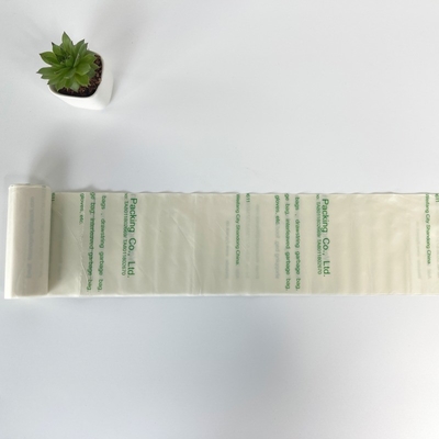 Bolsa de camisetas biodegradable en rollo hecha de material PBAT para envases ecológicos