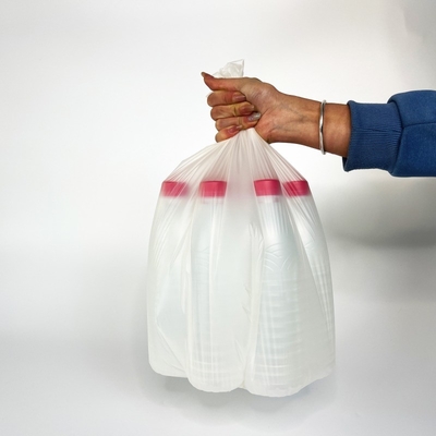 Bolsa de camisetas biodegradable en rollo hecha de material PBAT para envases ecológicos