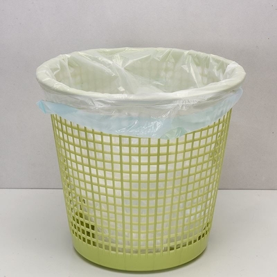 Fabrica sacos de basura negros con cuerda de tracción HDPE/LDPE/LLDPE para residuos de basura