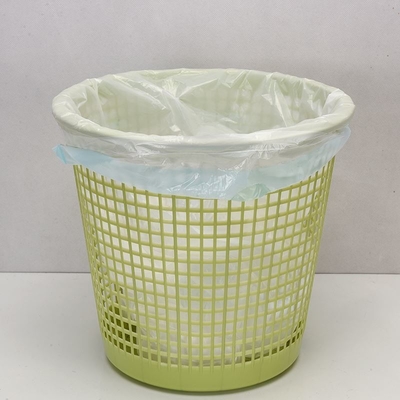 Bolsa de basura de HDPE de cuerda de tira ecológica con cinta de plástico