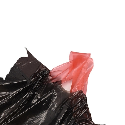 Bolsa de basura biodegradable de HDPE/LDPE de 13 galones en rollo de color beige con material LLDPE