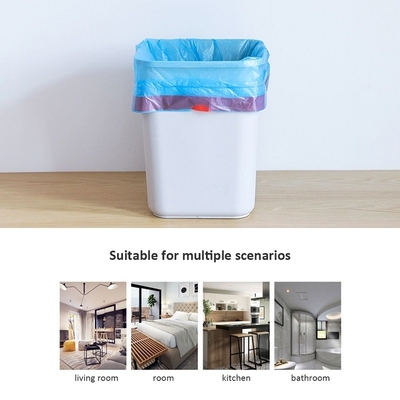 Sacos de basura de cuerda de tira certificados OK Compost para una limpieza de cocina sostenible y fácil