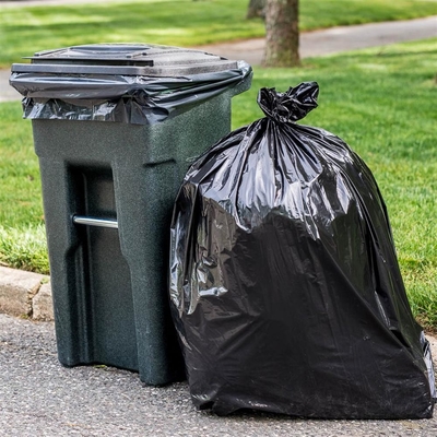 Productos para el hogar Bolsas de basura de plástico negro para la eliminación de residuos ecológicos