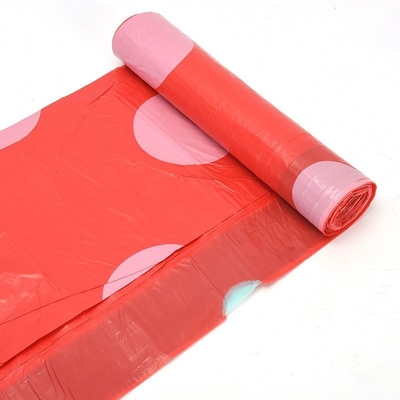 Saco de basura de papel HDPE con cuerda de tira y certificado de compostaje para la gestión de residuos