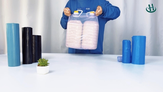 Bolsas de plástico desechables para el embalaje de residuos hechas de proceso de moldeo de celulosa