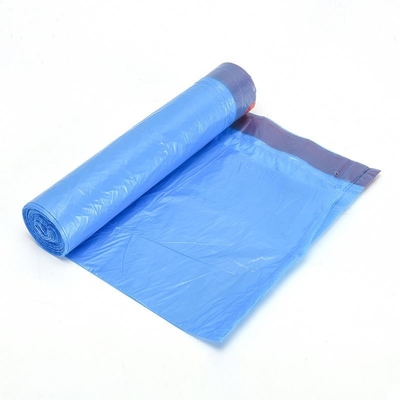 Conveniente mango de cuerda de tracción OEM bolsas de basura grandes para la recolección de residuos ecológicos