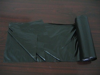 5-100 mic Espesor Certificado de compostaje correcto Bolsas negras recicladas en rollo para basura