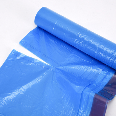 Impresión de logotipo personalizado Bolsa de basura de cuerda de dibujo Ideal para soluciones de gestión de residuos