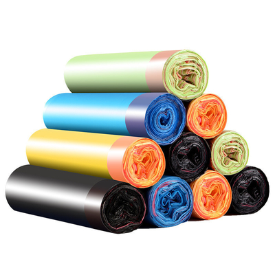 Bolsas transparentes de HDPE para basura sin olor Bolsas de basura azules de LDPE sin olor