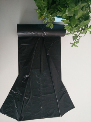 Bolsas negras recicladas en rollos para basura Aceptamos pedidos personalizados 5-100 mic de espesor