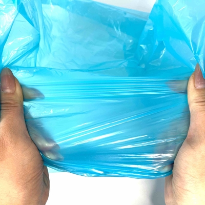 Suministro directo de bolsas de basura reciclables con cuerdas de material HDPE/LDPE/LLDPE