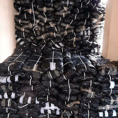 Bolsas de basura de plástico negro de alta seguridad