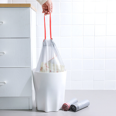 Bolsa de fondo cuadrada Bolsa de basura desechable recarga 100 cuentas colores variados Bolsas de basura de 20L