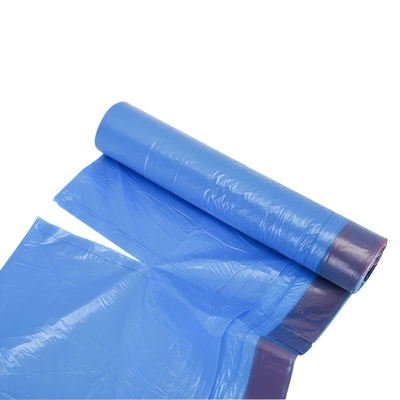 Logotipo personalizado Negro Contratista de trabajo pesado Industrial Bolsa de basura de plástico en rollo para el hospital
