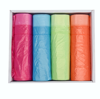 Bolsa de basura de cocina con perfume floral con cierre de cuerda y diseño a prueba de fugas