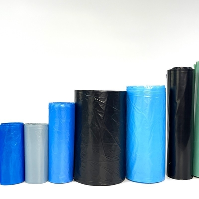 Bolsa de plástico LDPE de 30 a 40 micrones Bolsa de basura 4 rollos Una caja de bolsas de basura para la seguridad alimentaria