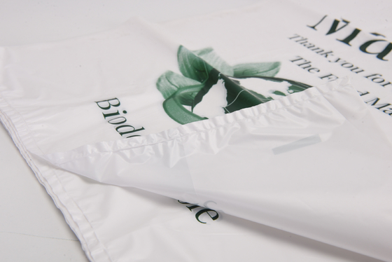 T-shirt con chaleco perfumado de impresión flexible Bolsa de basura blanca de plástico para tienda o restaurante
