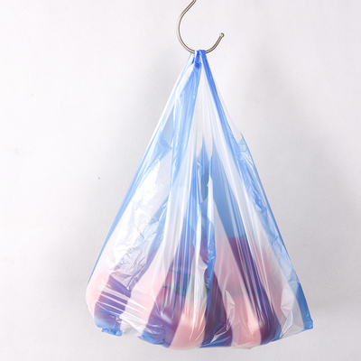 Certificado de compostaje de bien chaleco Bolsas de compras para la personalización Bolsas de basura coloridas Bolsas de basura pequeñas
