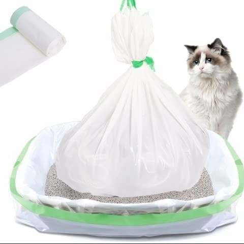 PLA PBAT Material Estructura Sello térmico 15 mic Sacos de caca para mascotas compostables para perros y gatos