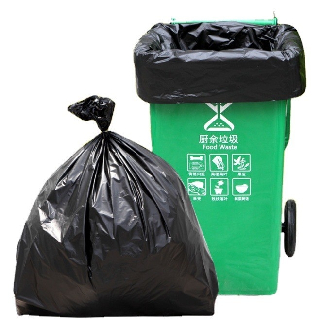 55-60 galones bolsas de basura pesada para la propiedad jardín hotel saneamiento personalizado