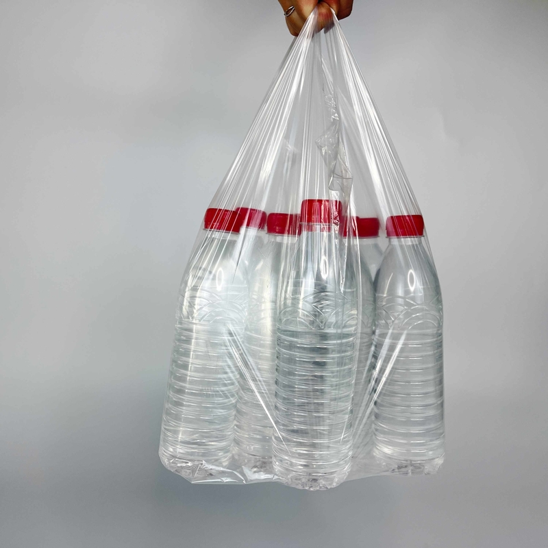 5-100 mic de espesor chaleco tipo bolsa de basura La elección ideal para supermercados y hoteles