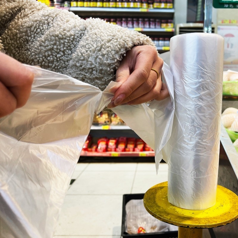 Bolsas de plástico de embalaje de alimentos de superficie de relieve PE Bolsas de rollo para almacenamiento y embalaje de alimentos