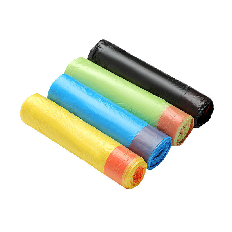 Colorido fácil separar cuerda de tira bolsas de basura pequeñas para el baño cocina dormitorio oficina