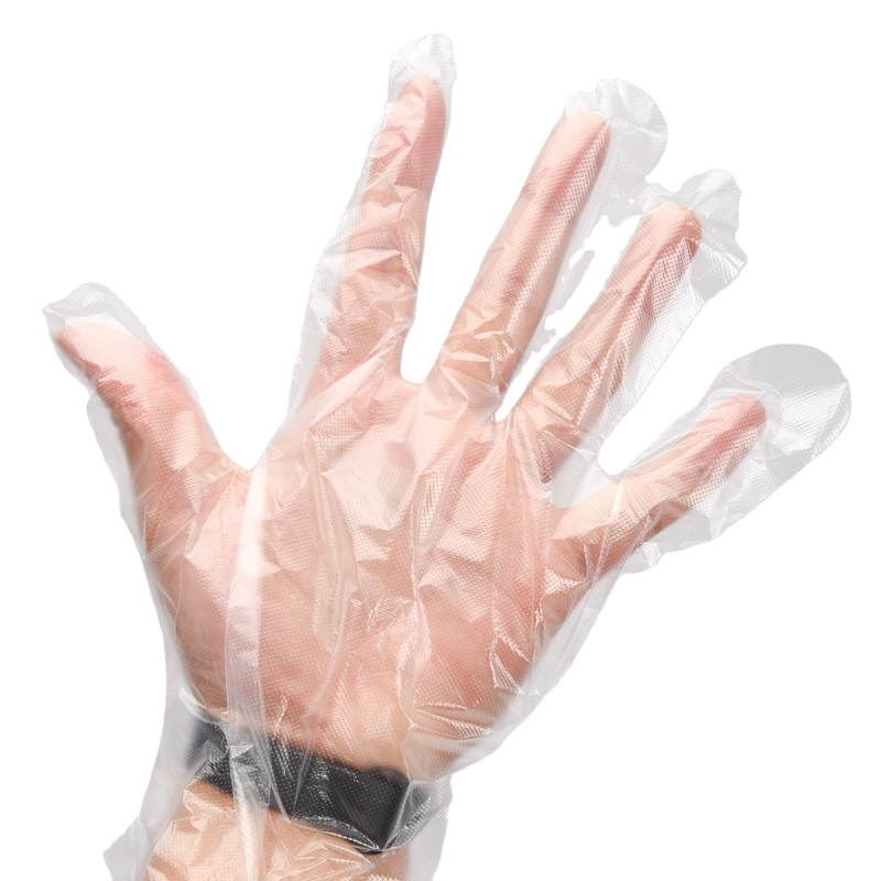 Tamaño personalizado Guantes de plástico desechables para la cocina Manejo de alimentos Invierno esencial