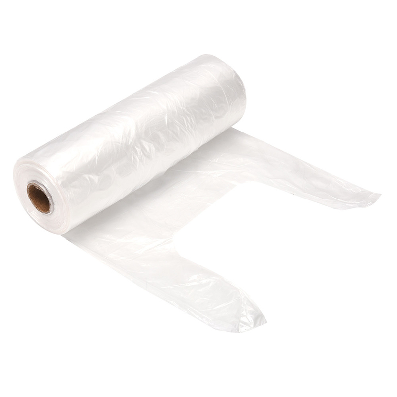 5-100 mic Espesor Impresión offset de plástico Bolsas de camisetas de compras para supermercados