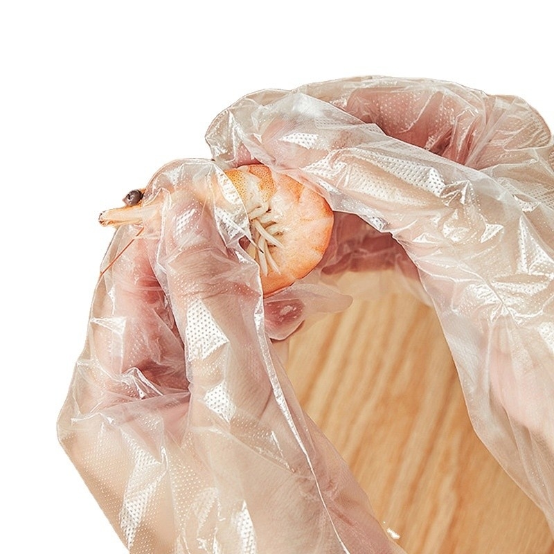 Guantes de plástico PE para limpieza cocina barbacoa bricolaje material exterior poliéster Cuidado de bebés