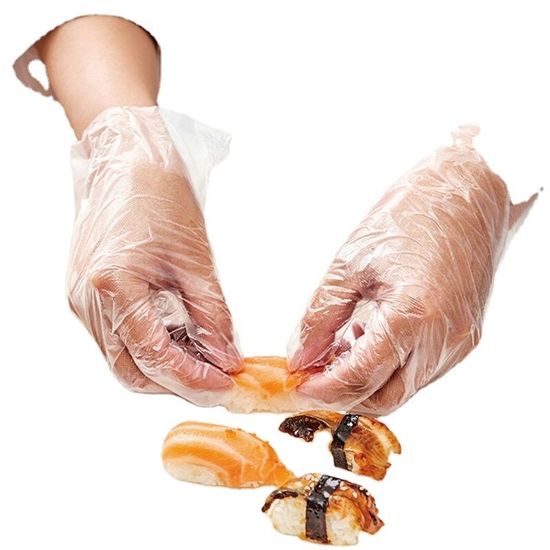 Guantes de limpieza de poliéster de polietileno para el invierno guantes de mano gruesos para el invierno