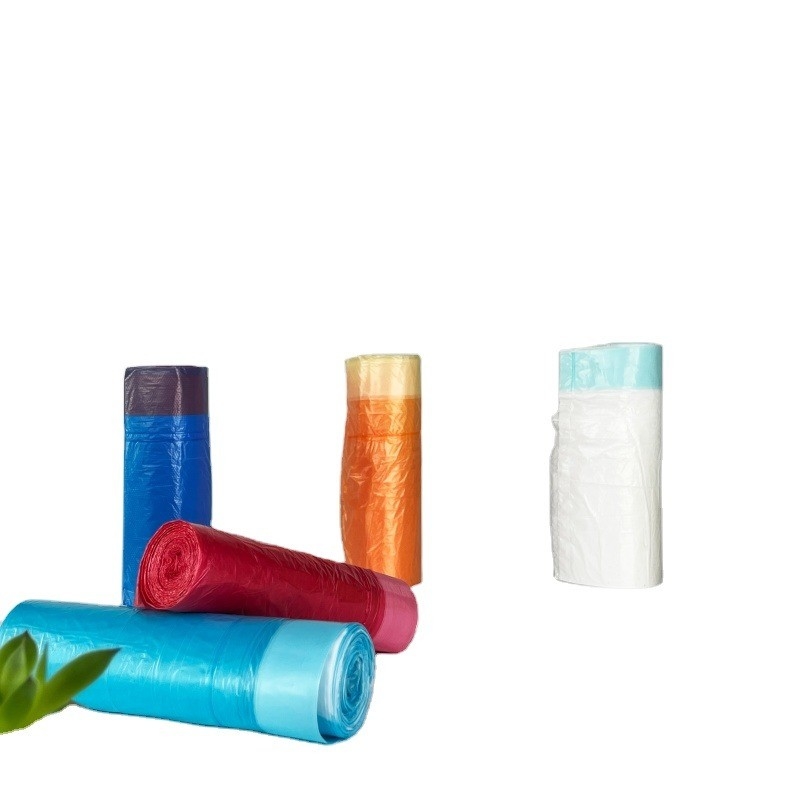 Bolsa de basura de PE de colores para el hogar para la eliminación de basura