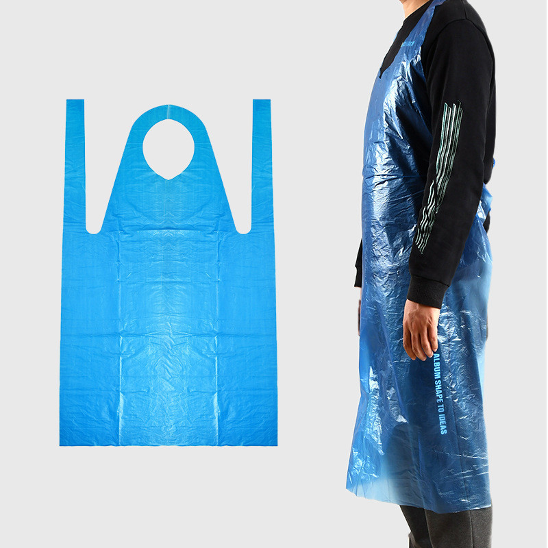 Apron PE resistente al agua y a las manchas para barbacoa en cocinas caseras desechables