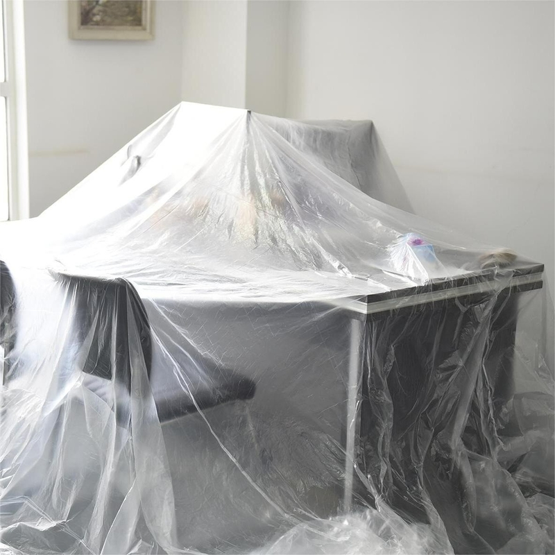 4X5M Pintura de plástico gota de tela de polvo para productos para el hogar Proteja su suelo
