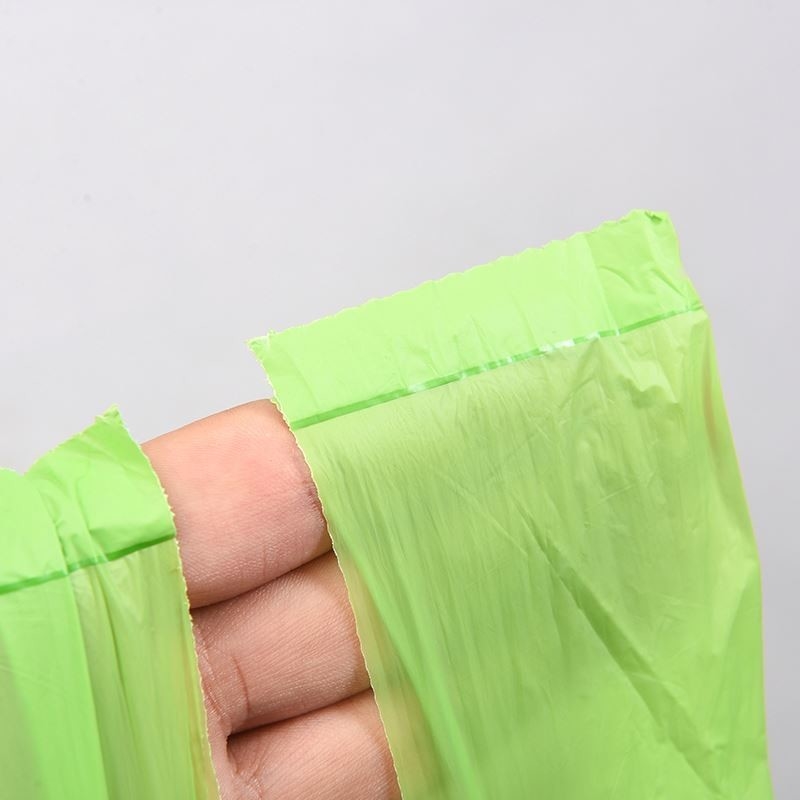 Embalaje de productos para el hogar Bolsa de compras de almidón de maíz biodegradable con tamaño personalizado