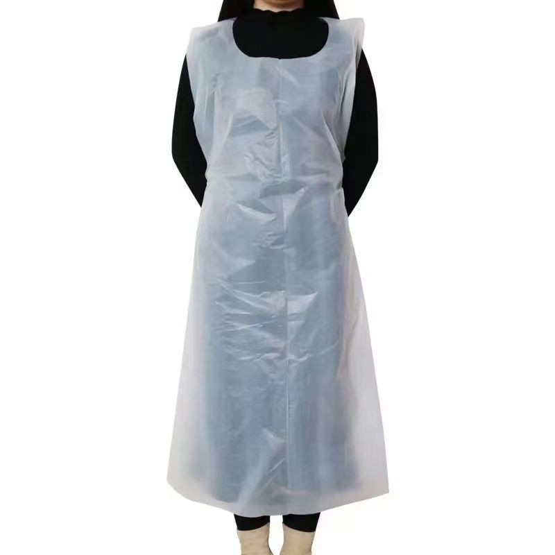 Delantal de plástico desechable para fiesta de pintura cocina tareas domésticas picnic barbacoa y muchos más
