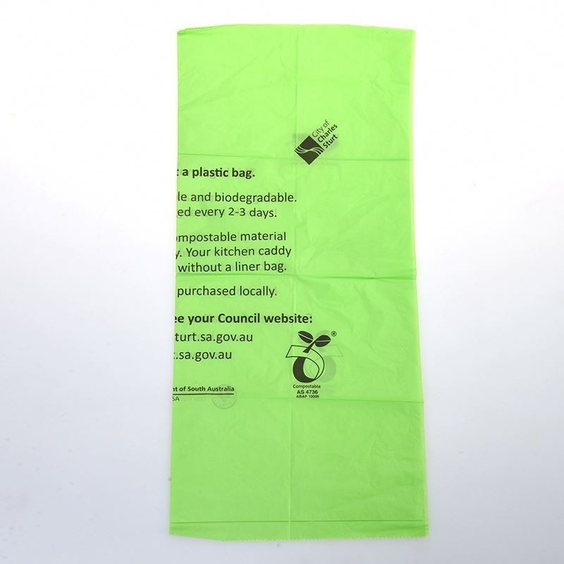 BIODEGRADABLE Bolso de compras de tamaño personalizado para soluciones de compras sostenibles