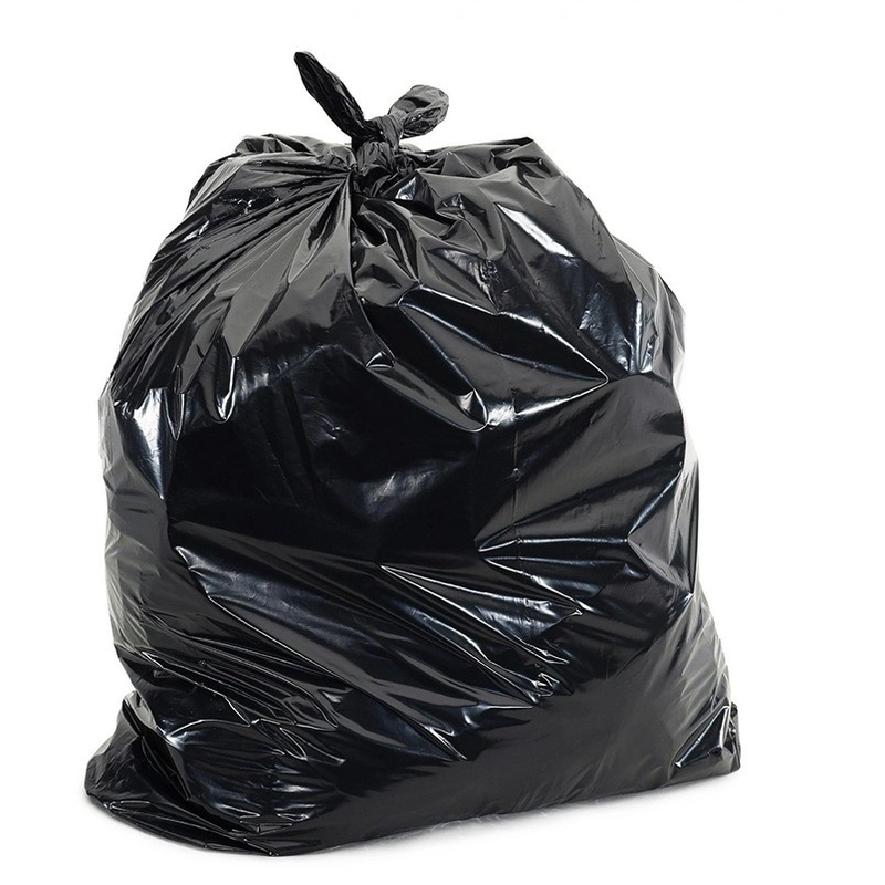 Color verde o personalizado Bolsa de basura de plástico negro en rollo con grosor de 5-80 mic