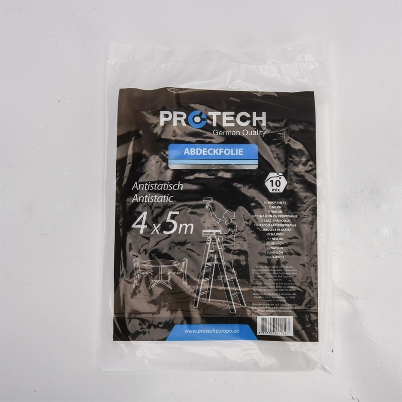 5-15 mic de espesor PE de plástico de la gota de tela perfecta para la protección de muebles y equipos
