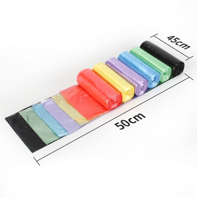 Bolsas de basura coloridas y transparentes en relieve para la cocina de la oficina en el hogar Pedido personalizado aceptado