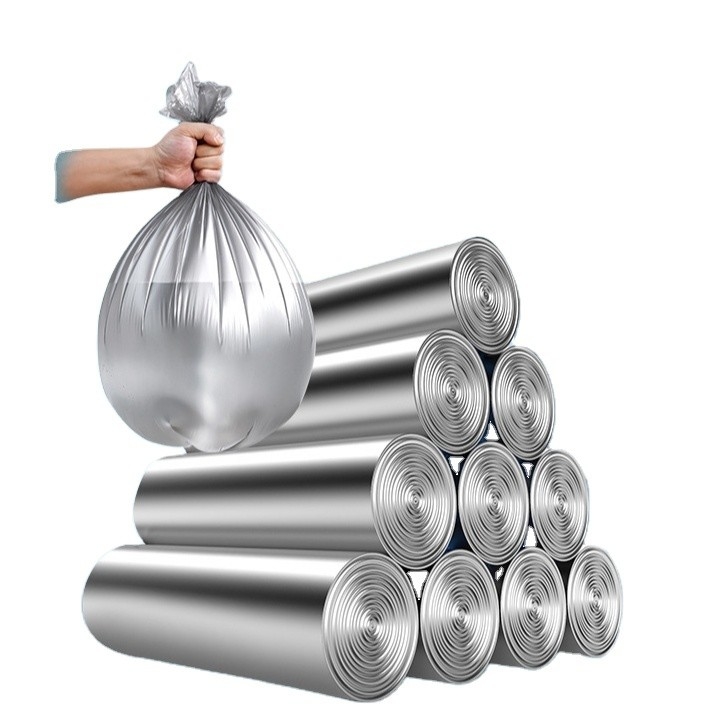 5-100 mic Espesor de rollo de bolsa de basura contenedor de contenedores productos diseñados para el logotipo personalizado