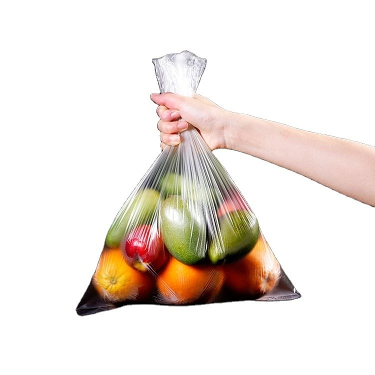 Alimentos secos para el hogar Respirable Perforado Embalaje de alimentos personalizado Imprimir bolsas de PE de plástico