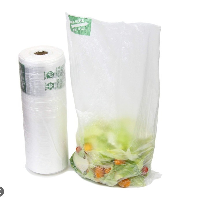 Bolsas de plástico transparente para productos de 5-40 micras de espesor Ideal para el almacenamiento de panes, frutas y verduras